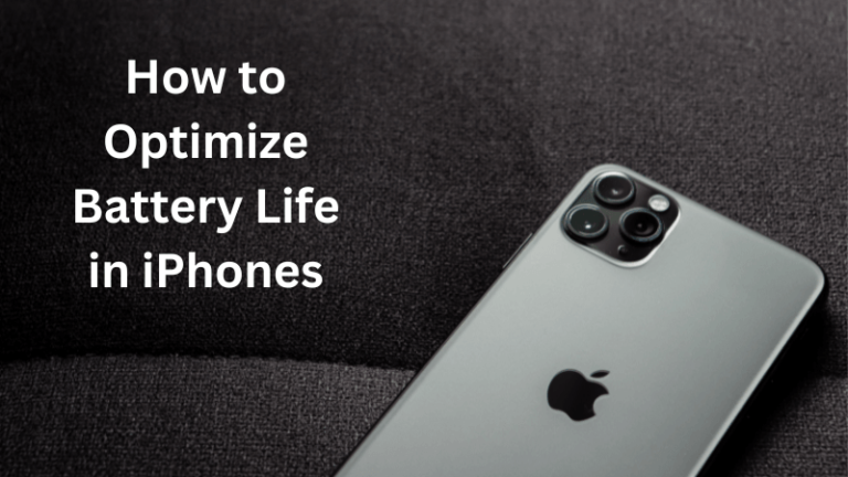 How to Optimize Battery Life in iPhone 15
