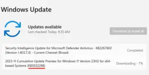 Windows 11 KB5032288